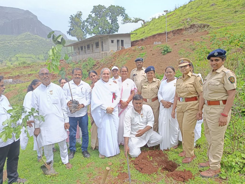 TREE PLANTATION AT TRUMBAK